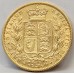 AUSTRALIA 1873 . ONE 1 SOVEREIGN . SYDNEY . GOLD . SHIELD